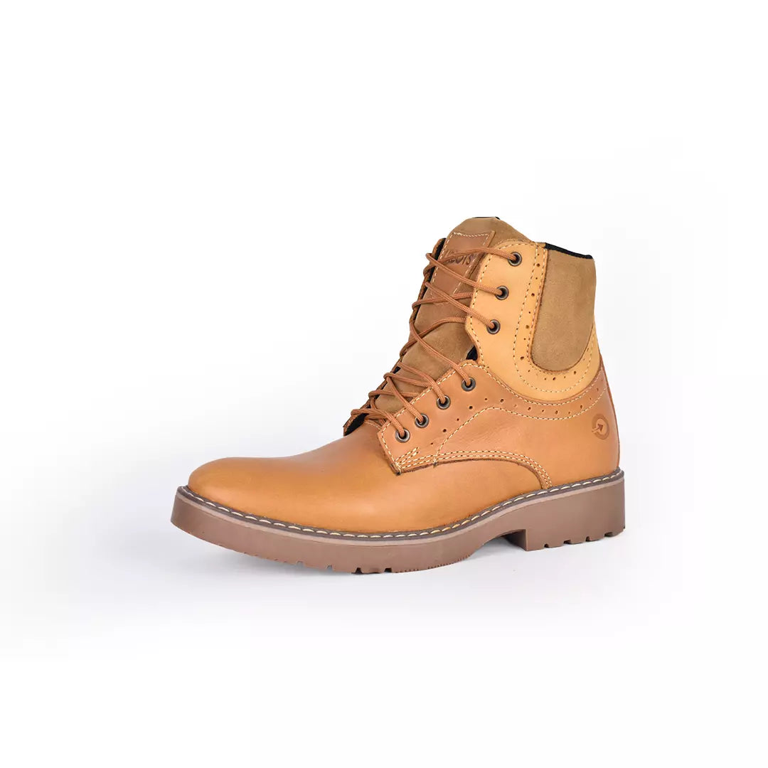 Botas alpes de cuero para hombre